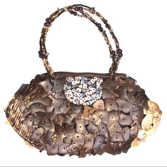 SEASHELL BEADED CLUTCH - Picture 2 of 5